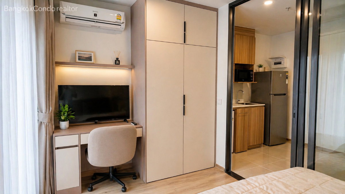 รูป 🍀🍀 Cozy room🍀ให้เช่า📌 ไลฟ์ พระราม4-อโศก (Line:@rent2022)MRT ศูนย์ประชุมแห่งชาติสิริกิติ์✨พร้อมเข้าอยู่🔖A11222 - รูปที่ 2/10
