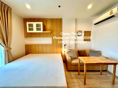 Condos for rent : *** Condo for rent : Ideo Mobi Bangsue Interchange Studio Nice decorated Fully furnished near MRT Taopoon Special price 10,000 baht 🔥🔥🔥***