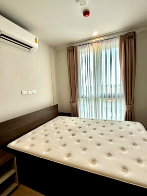 คอนโดให้เช่า : #ให้เช่าคอนโด NUE CROSS KHU KHOT (นิว ครอส คูคต สเตชั่น) ✨ ห้องสวยมาก แบบ 1 Bedroom / 1 Living Room แยกห้องนอนเป็นสัดส่วน อยู่สบายกว่าห้องสตูดิโอ