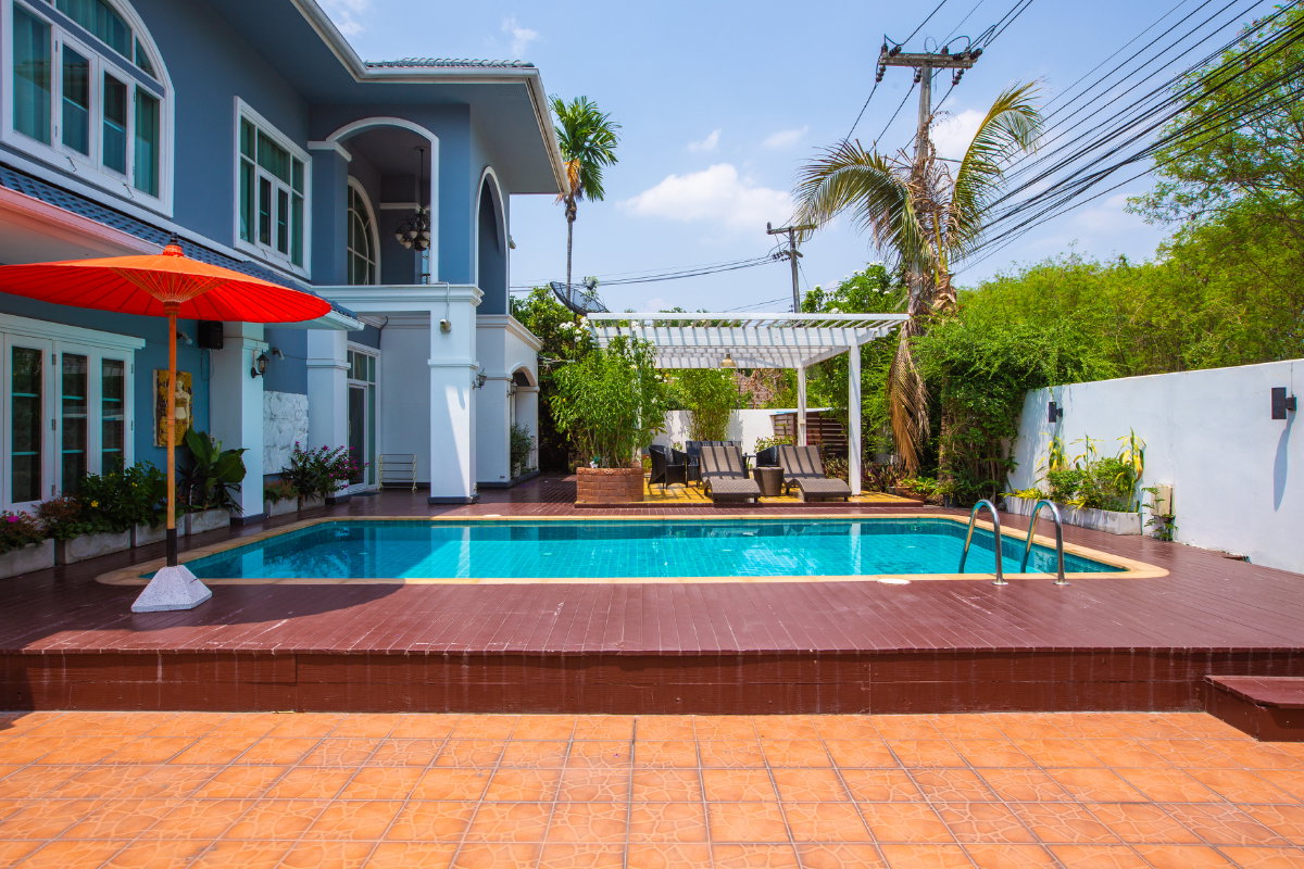 รูป 🏡 ให้เช่าพูลวิลล่า รีโนเวทใหม่ ในโครงการคุณภาพ เดินทางสะดวก ใกล้แยกรวมโชค พร้อมเฟอร์นิเจอร์ครบชุด ทำเลดีมาก - รูปที่ 2/18