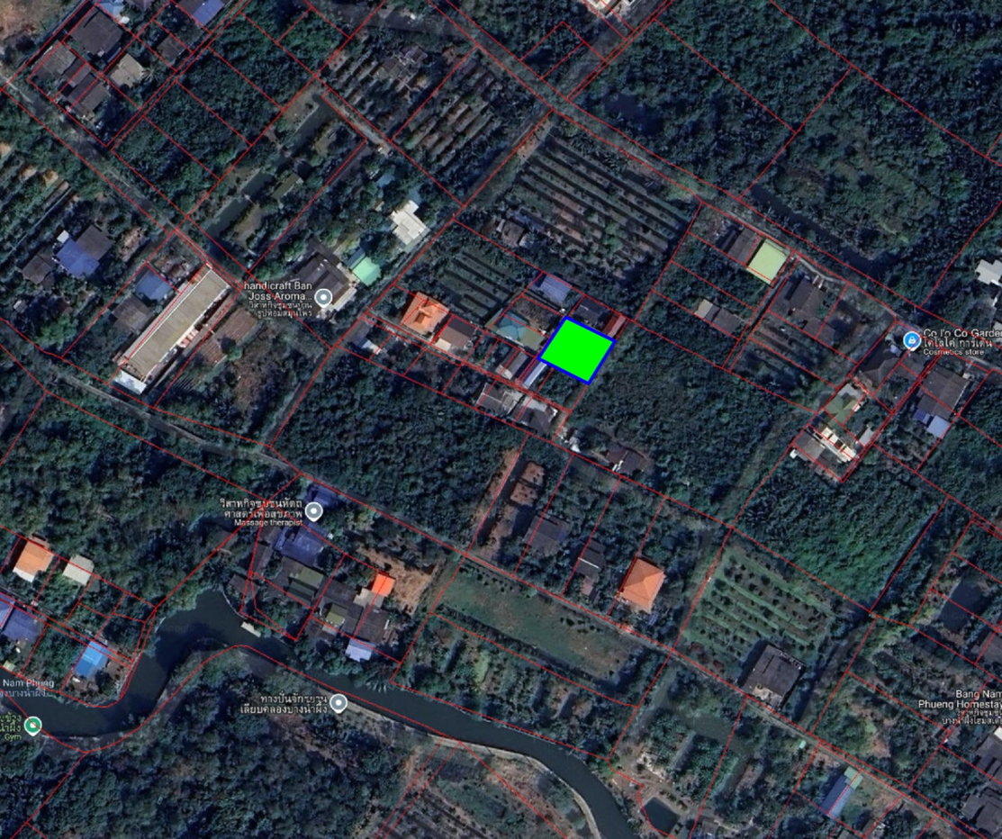 รูป ขายที่ดิน 100ตรว โซนท่องเที่ยว ไกล้วิสาหกิจชุมชนบ้านธูปหอมสมุนไพร และ ตลาดบางน้ำผึ้ง - รูปที่ 2/11
