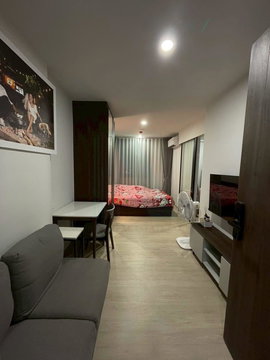 📌 For Rent Condo NUE CROSS KHU KHOT STATION Building F, Floor 6,Studio, Room size 23 sqm