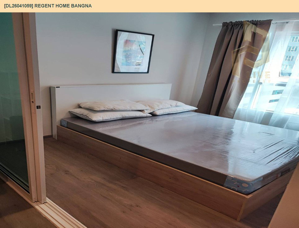 รูป DL26041059 ให้เช่าคอนโด รีเจ้นท์ โฮม บางนา (Regent home bangna) ใกล้ BTS บางนา พร้อมเข้าอยู่ โทรด่วน 0653619502 LineID @897iyzll - รูปที่ 2/10