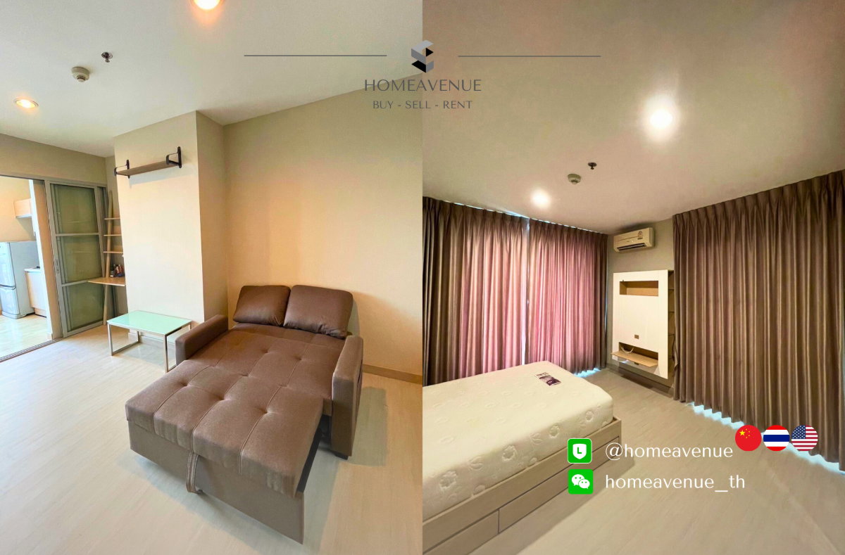 รูป Highlight✨ 1Bed 🚇 ใกล้MRT รัชดาภิเษก💥📲 Line: @homeavenue ⭐HA-1231 - รูปที่ 7/8