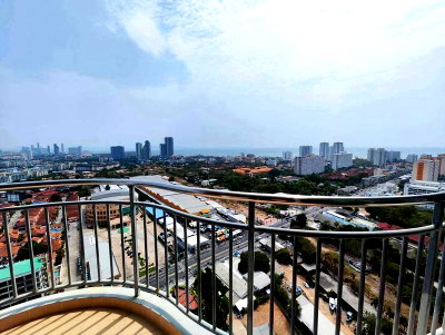 ขายคอนโด : ⛵ Supalai mare ⛵ Foreigner quota / Sea view / 29F / 2bedrooms for quick sale彡