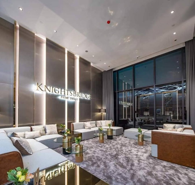 รูป 💮ให้เช่าคอนโด Knightsbridge Prime Onnut ใกล้ BTS Onnut ขนาด 28 ตรม. ห้องสวย เฟอร์นิเจอร์ครบ เช่าเพียง 19000- - รูปที่ 12/13