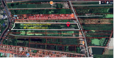 รูป ขายที่ดินถนนพระยาสุเรนท์ที่ดินผืนใหญ่ 18 ไร่ผังเหลือง.ย1-2 เนื้อที่ 18 ไร่ 1 งาน 75.0 ตารางวา หน้ากว้าง 63 เมตร ลึก ประมาณ 475 เมตร - รูปที่ 5/6