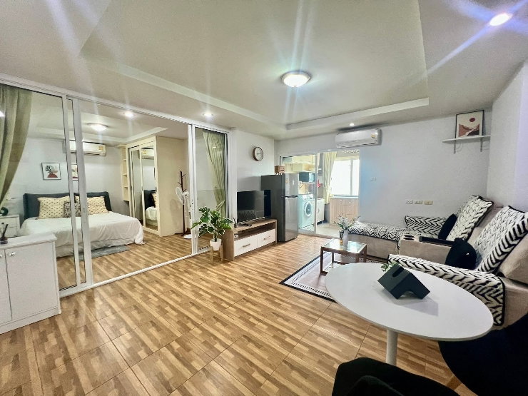 รูป 🌟  Happy Condo Ratchada 18 ( A28 ) Size 44 SQ.M Type 1 Bedroom 1 Bathroom On the 6th Floor  Rental.14,000 THB - รูปที่ 5/7