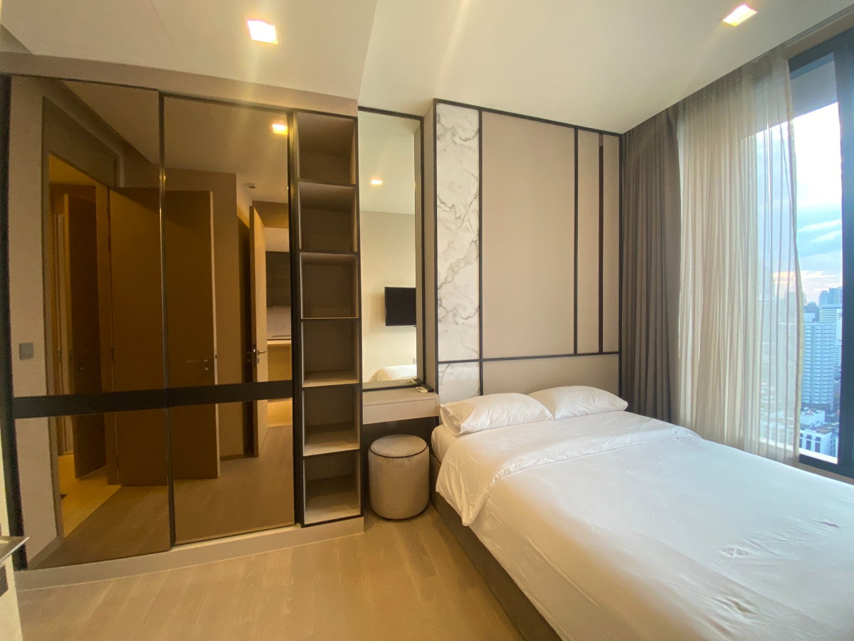รูป The Esse Asoke - 2 ห้องนอน/ 2 ห้องน้ำ, ชั้น 27, วิวเมือง, ห้องมุม - รูปที่ 6/19