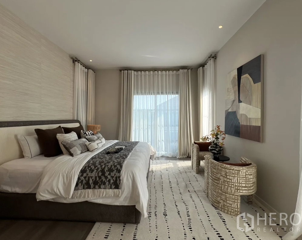 รูป ให้เช่าบ้านเดี่ยว 4 ห้องนอน โครงการเศรษฐสิริ บางนา กม.10 ตำบลบางพลีใหญ่ อำเภอบางพลี จังหวัดสมุทรปราการ HRE00485 - รูปที่ 24/46