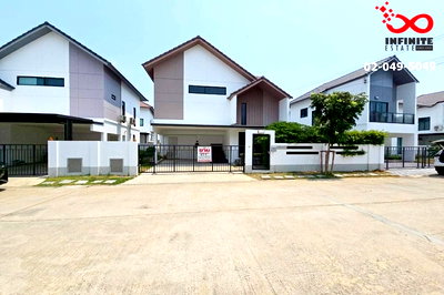 บ้านเดี่ยว นนทบุรี : ขายบ้านเดี่ยว 2 ชั้น เรสท์บางใหญ่ 47.3 ตร.ว.บ้านสวย ฟังก์ชันครบ  พร้อมอยู่ ใกล้ MRT คลองบางไผ่