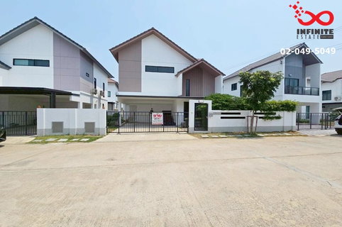 ขายบ้านเดี่ยว 2 ชั้น เรสท์บางใหญ่ 47.3 ตร.ว.บ้านสวย ฟังก์ชันครบ  พร้อมอยู่ ใกล้ MRT คลองบางไผ่