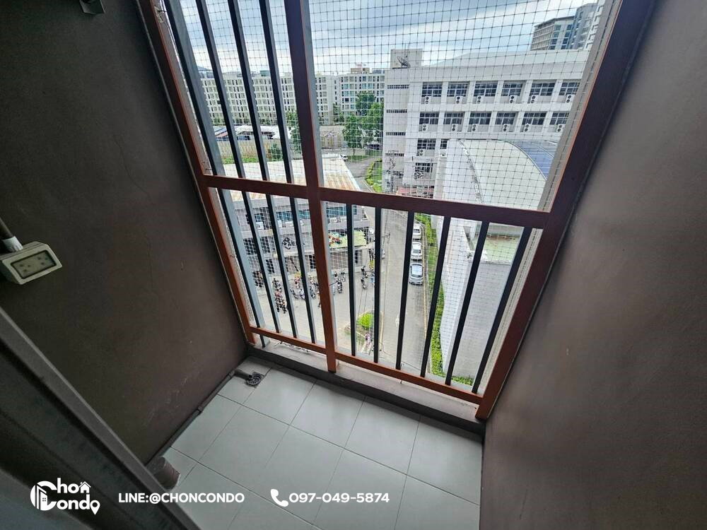 รูป DCondo ดีคอนโด ชั้น8 ตึกC  ------------ วิวโล่ง ------------Tel 097-049-5874 (Line: @choncondo มี@ด้วย) - รูปที่ 5/15