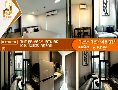 Condos for sale : DL26041110 Condo for sale, The Privacy Jatujak near MRT พหลโยธิน, ready to move in, call urgently 0653619502 LineID @897iyzll