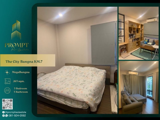 บ้านเดี่ยวให้เช่า : ST13936 - The City Bangna KM.7 : MegaBangna