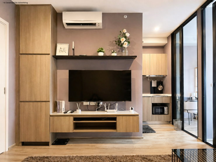 รูป คอนโด 1 ห้องนอน ขาย KnightsBridge Prime On Nut เฟอร์ครบ ใกล้ BTS อ่อนนุช - U5795681 - รูปที่ 1/8