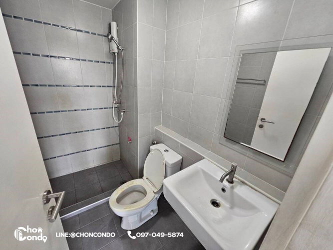 รูป DCondo ดีคอนโด ชั้น5 ตึกB  ------------ วิวโล่ง ------------Tel 097-049-5874 (Line: @choncondo มี@ด้วย) - รูปที่ 6/17