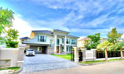 Houses for sale Denla British School : Luxury mansion for , Pruksapirom Ratchaphruek - Rattanathibet. Land area 182 sq.wah | Usable area 425 sq.m.