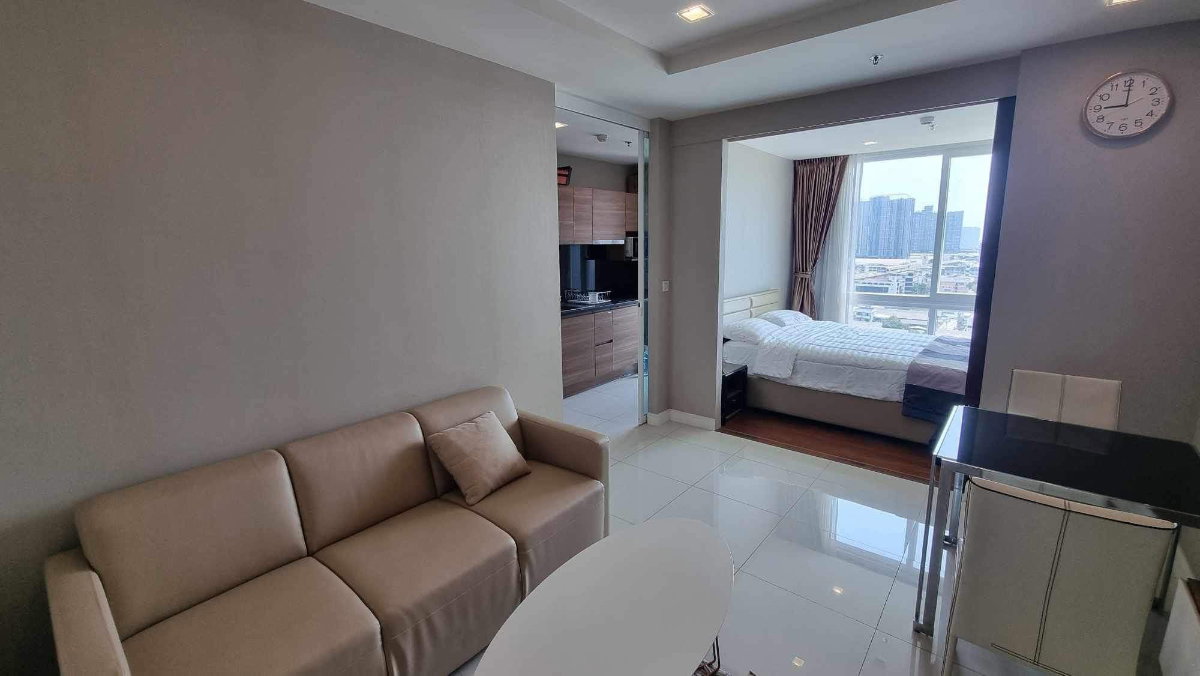 รูป ‼️ว่าง✅🌟The Metropolis Samrong for rent l 1 ห้องนอน 1 ห้องน้ำ พร้อมเข้าอยู่✨ - รูปที่ 2/5