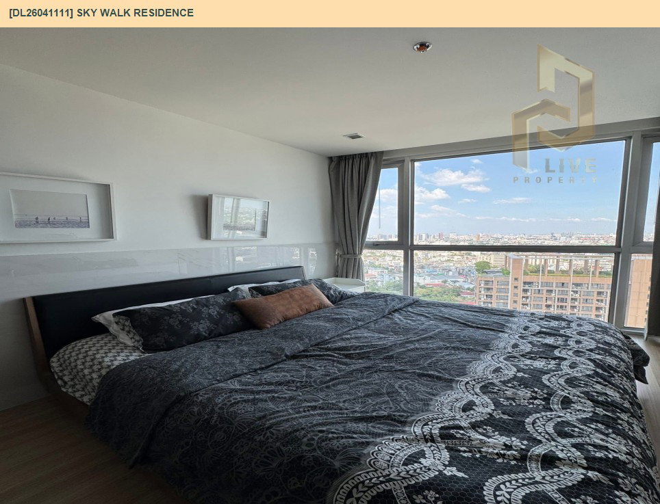 รูป DL26041111 ให้เช่าคอนโด สกาย วอร์ค เรสซิเดนซ์ (Sky Walk Residence ) ใกล้ BTS พระโขนง พร้อมเข้าอยู่ โทรด่วน 0653619502 LineID @897iyzll - รูปที่ 2/10