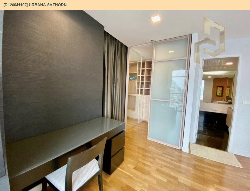 รูป DL26041102 ให้เช่าคอนโด เออร์บาน่า สาทร (Urbana Sathorn) ใกล้ BTS ช่องนนทรี พร้อมเข้าอยู่ โทรด่วน 0800343450 LineID @655ebbvc - รูปที่ 8/21