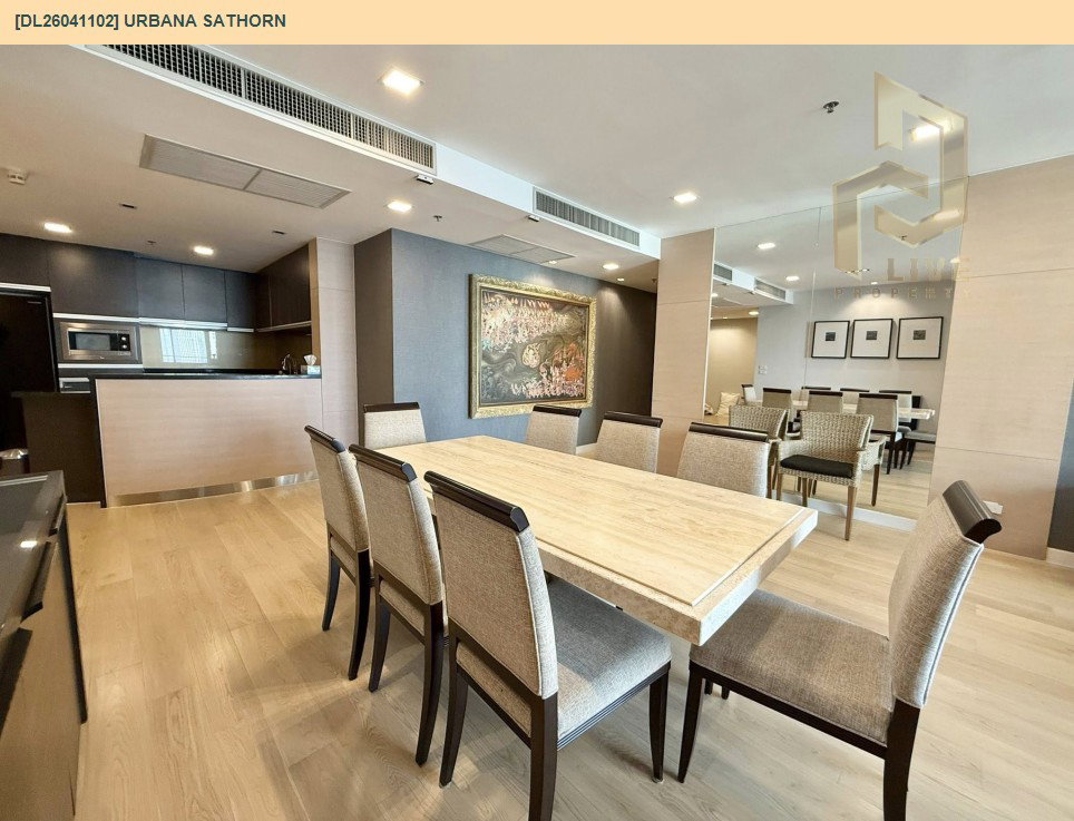 รูป DL26041102 ให้เช่าคอนโด เออร์บาน่า สาทร (Urbana Sathorn) ใกล้ BTS ช่องนนทรี พร้อมเข้าอยู่ โทรด่วน 0800343450 LineID @655ebbvc - รูปที่ 18/21