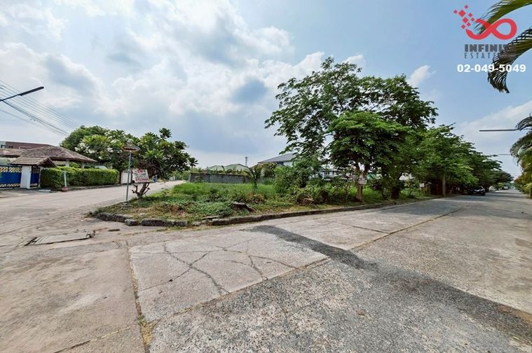 ขายที่ดิน 186ตร.วา หมู่บ้านเกษตรนิเวศน์ แจ้งวัฒนะ 14 แปลงมุม ใกล้รถไฟฟ้า,ทางด่วน 