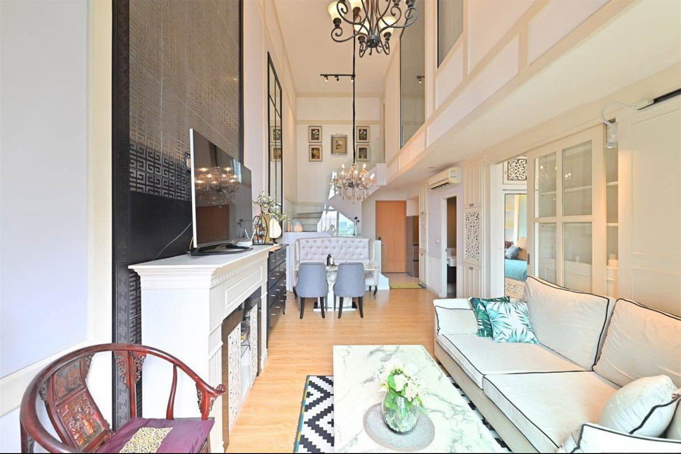 รูป LTHC15182 – Modern Condo High Floor for Rent Phetchaburi | City Lifestyle Best Value | Near MRT Phetchaburi | 55,000 THB | คอนโดให้เช่า เพชรบุรี ชั้นสูง ไลฟ์สไตล์เมือง คุ้มค่า ใกล้ MRT เพชรบุรี - รูปที่ 4/6