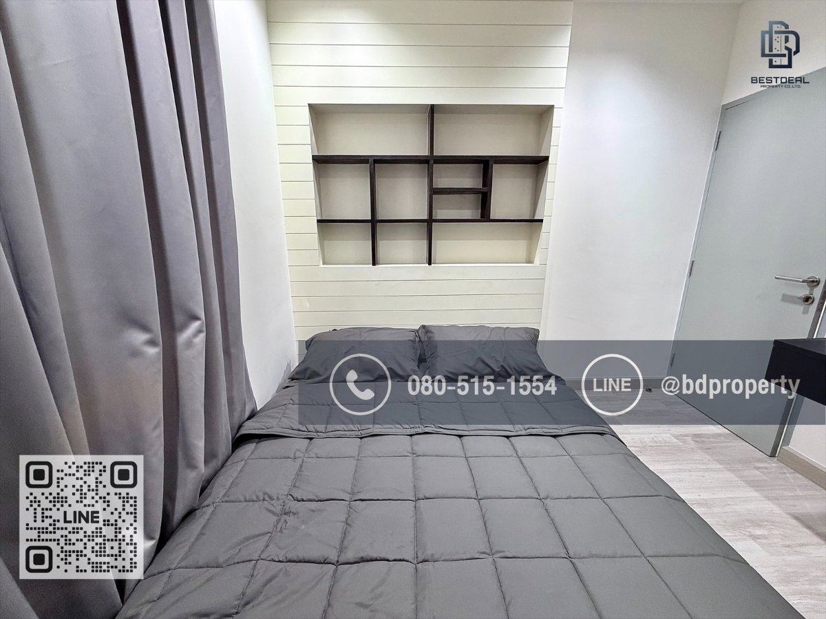 รูป Bestdeal ให้เช่า ขนาด 2 ห้องนอน 45 sqm.เฟอร์นิเจอร์และเครื่องใช้ไฟฟ้าครบพร้อมเข้าอยู่ 24,000 บาท/เดือน “IDEO MOBI RAMA 9” ใกล้MRTและเซ็นทรัลพระราม 9  - รูปที่ 11/17