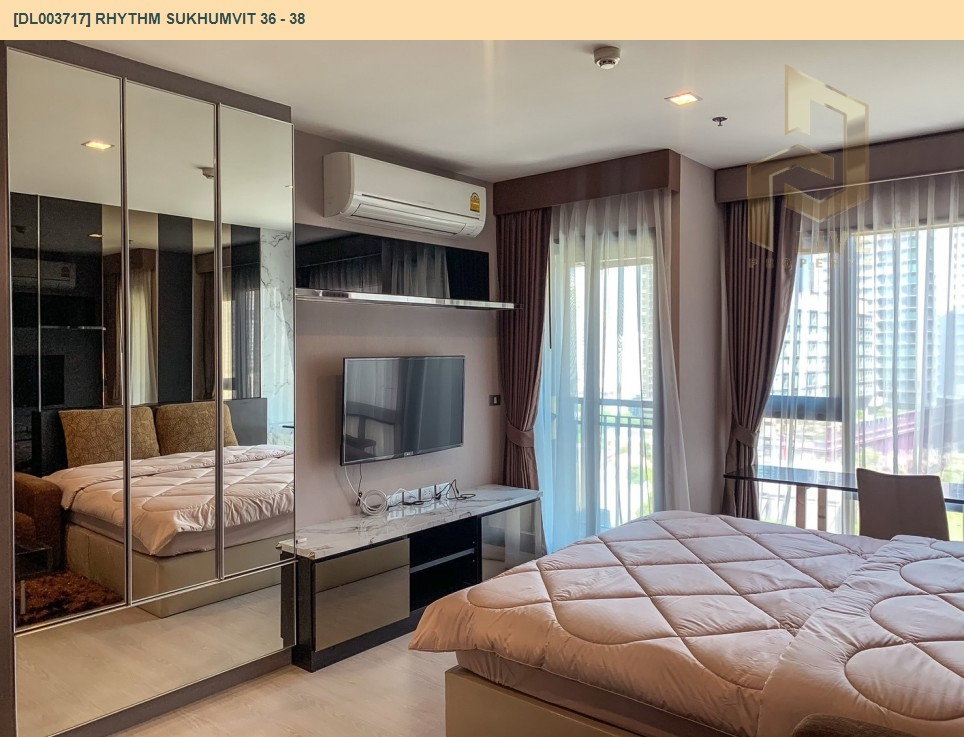 รูป DL003717 ให้เช่า คอนโด ริทึ่ม สุขุมวิท 36 - 38 (Rhythm Sukhumvit 36 - 38) พร้อมเข้าอยู่ โทรด่วน 0653619502 LineID @897iyzll เบนซ์จ้า - รูปที่ 2/5
