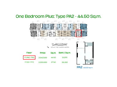 Condos for sale : 🔥 [At Cost!] Down Payment Sale: Supalai Tyme Charoen Nakhon 🌉🎆 17th Floor | Wide Frontage Unit | North-facing River View