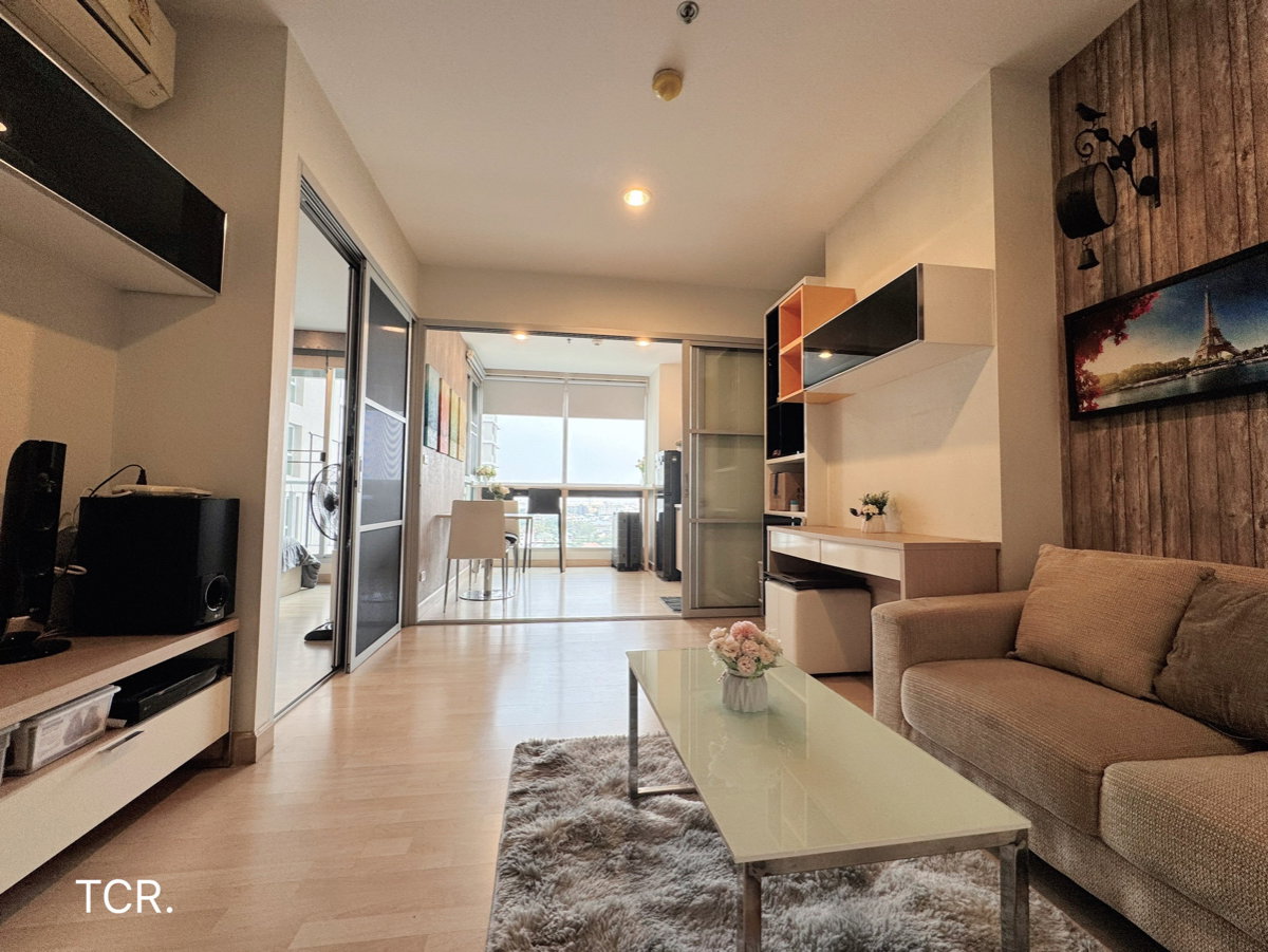 picture For Rent❗️"𝐑𝐇𝐘𝐓𝐇𝐌 𝐑𝐚𝐭𝐜𝐡𝐚𝐝𝐚"  Size 45.5 Sq.m. Near MRT-Ratchadapisek  - 7/16