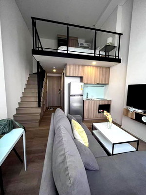 Condos for sale : P0689/ for sale Siamese Sukhumvit 87 | Duplex room, high ceiling, 18th floor, beautiful view, near BTS On Nut.