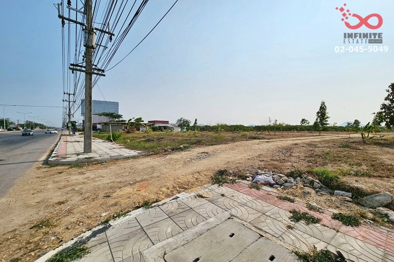 รูป ขายที่ดิน 10 ไร่ 70 ตร.ว. ชะอำ เพชรบุรี ติดถนนเพชรเกษม หน้ากว้าง เหมาะลงทุน - รูปที่ 6/9