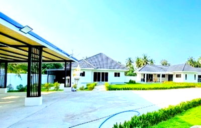 เช่าบ้านเดี่ยว ศูนย์ราชการแจ้งวัฒนะ (ศูนย์ราชการเฉลิมพระเกียรติ 80 พรรษา) : ตลาดปราณบุรี 800 ม. บ้านเดี่ยวชั้นเดียว 100ตร.ว.134 ตร.ม. 2นอน วัดนาห้วย 2น้ำ ใกล้รพ.ปราณบุรี 900 ม.