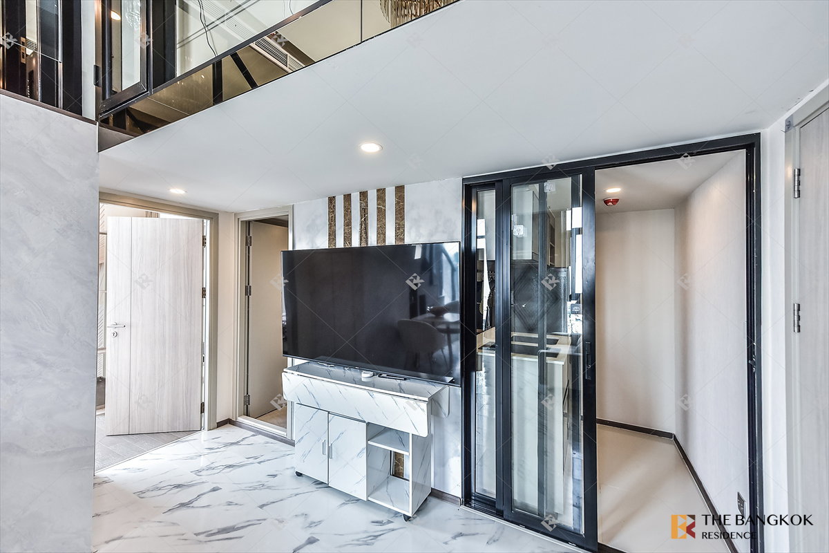 รูป เช่าคอนโด 🌌 Park Origin Ratchathewi, Duplex 2นอน 65ตรม 60k แต่งสวย ชั้นสูง 💜 ใกล้ BTS ราชเทวี    - รูปที่ 9/12