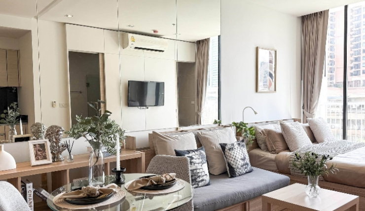 รูป 🌟 Park 24 ( Park Origin Phrom Phong ( A24 )Size 30 SQ.M Type 1 Bedroom 1 Bathroom On the 4th Floor Rental.23,000 THB - รูปที่ 3/9