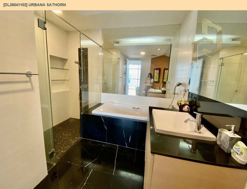 รูป DL26041102 ให้เช่าคอนโด เออร์บาน่า สาทร (Urbana Sathorn) ใกล้ BTS ช่องนนทรี พร้อมเข้าอยู่ โทรด่วน 0800343450 LineID @655ebbvc - รูปที่ 11/21