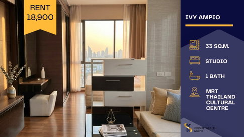 ✨ ให้เช่า Ivy Ampio ✨ 🛋️ ตกแต่งโทนหรู ดูโมเดิร์นและน่าค้นหา 💎 พร้อมเข้าอยู่ได้ทันที ใครหาห้องพรีเมียมต้องไม่พลาด! 🏙️💰 