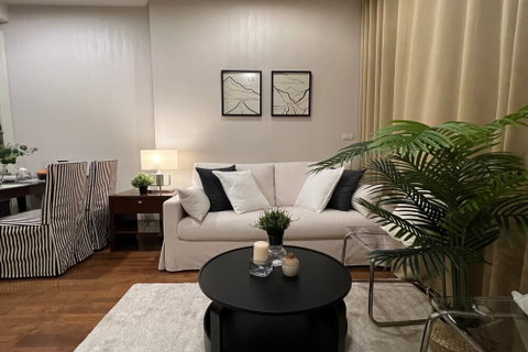 🔥 Sale with tenant !! Prime area !! The Address Chidlom, 1 bedroom, 1 bathroom, There is a bathtub !! Code C20250500015 furnished, Special Deal!!📣📣