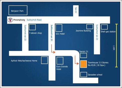 Home office for Sale in Sukhumvit 31