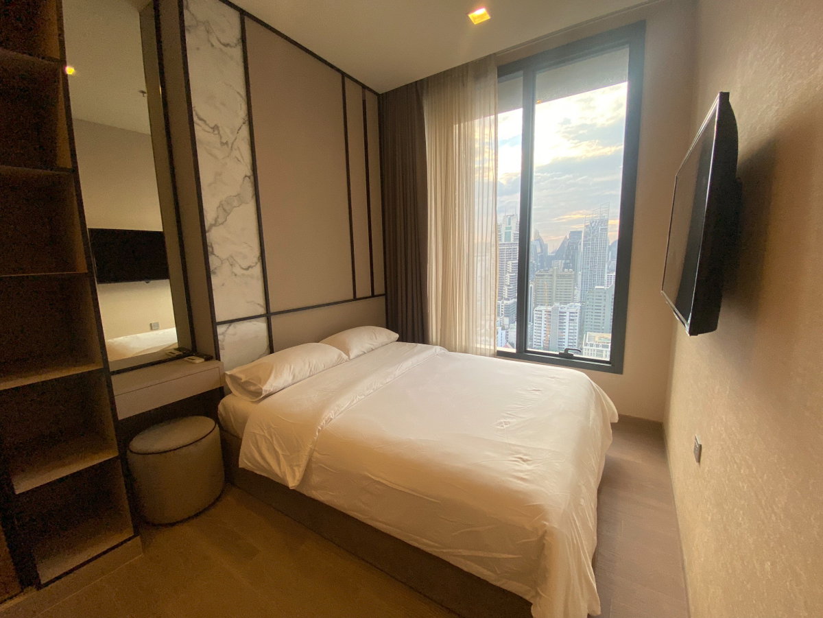 รูป The Esse Asoke - 2 ห้องนอน/ 2 ห้องน้ำ, ชั้น 27, วิวเมือง, ห้องมุม - รูปที่ 7/19