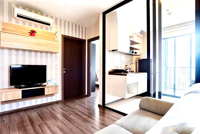 Condos for rent BTS Phra Khanong : 🆙👉 Condo for rent The Base Park West 🔥🔥 good price, beautiful room, fully furnished 🚆 near BTS On Nut ✅30sq.m. ✨LINE : tng.first