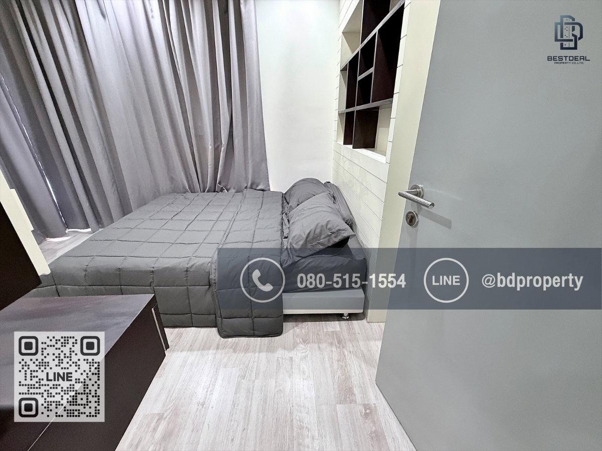 รูป Bestdeal ให้เช่า ขนาด 2 ห้องนอน 45 sqm.เฟอร์นิเจอร์และเครื่องใช้ไฟฟ้าครบพร้อมเข้าอยู่ 24,000 บาท/เดือน “IDEO MOBI RAMA 9” ใกล้MRTและเซ็นทรัลพระราม 9  - รูปที่ 9/17