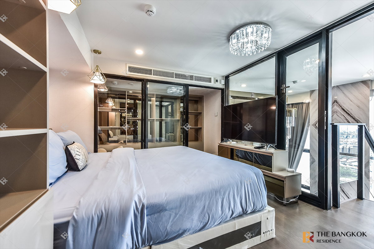 รูป เช่าคอนโด 🌌 Park Origin Ratchathewi, Duplex 2นอน 65ตรม 60k แต่งสวย ชั้นสูง 💜 ใกล้ BTS ราชเทวี    - รูปที่ 5/12