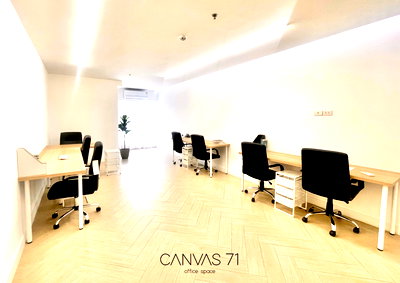 Office for rent : Office for rent near BTS Ekkamai, Parking, Brand-new with Furniture