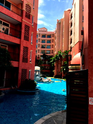 Condos for sale : For sale: Corner unit combining two adjacent rooms at Seven Seas Condo (water park–style condominium), total area 72.38 sq.m.