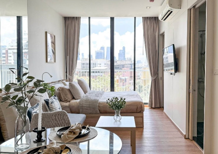 รูป 🌟 Park 24 ( Park Origin Phrom Phong ( A24 )Size 30 SQ.M Type 1 Bedroom 1 Bathroom On the 4th Floor Rental.23,000 THB - รูปที่ 1/9