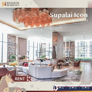 เช่าคอนโด 💎 Supalai Icon Sathorn 1นอน 43ตรม 45k  ห้องสวย ชั้นสูง วิวสวย🌠ใกล้ BTS ช่องนนทรี  