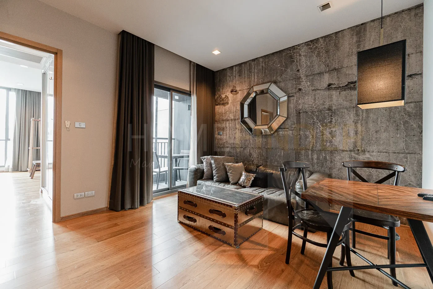 รูป Hyde Sukhumvit 13 HF-7937 1 bedroom, for rent - รูปที่ 2/8